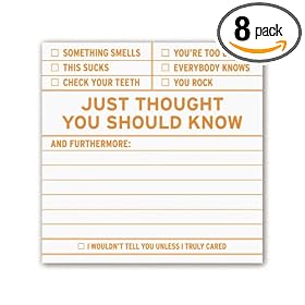 Knock Knock Sticky Notes: Just Thought You Should Know (Pack of 8)