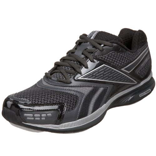 Reebok Men's Easytone Stride Walking Shoe,Black/Gravel/Pure Silver,11.5 M US