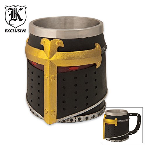 The Holy Grail Black Knight Helmet Coffee Mug
