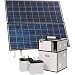 BPS 1250 Watt Backup Power System - 2 AGM Batteries, 400 Watt Solar Power (2 x Panels), Model# BPS-1250-S