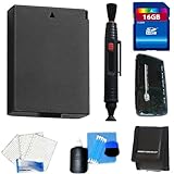 Canon LP-E10 Equivalent Replacement Battery + 16GB SDHC Memory + Memory Rea ....