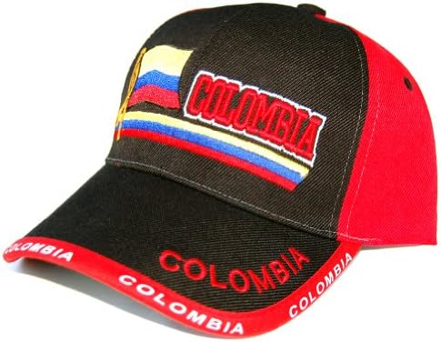 International Colombia Velcro Adjustable Sports Cap Hat