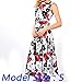 Dreagal Vintage 1950's Floral Spring Garden Party Picnic Dress Party Cocktail Dress