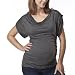 Liz Lange® for Target® Maternity Embellished-Shoulder Knit Top - Gray-visli Cheap Deals