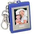 August DP150 1.5" Digital Photo Frame - Keyring Photo Viewer with Built-in Memory for 107 Pictures - Plug & Play (Blue) by August