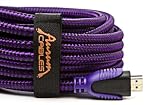 Aurum Ultra Series - High Speed HDMI Cable with Ethernet (50 FT) - CL3 Rated For In-Wall-Instalation - Supports 3D & Audio Return Channel - Full HD [Latest Version] - 50 Feet