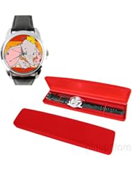 dumbo round metal watch
