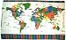 Beach Blanket / Kanga with Standard Time Zones offset from Greenwich Mean Time (GMT) ...