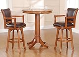 IMAGE OF Park View Bar Height Bistro 3 Piece Set w/ Traditional Stools