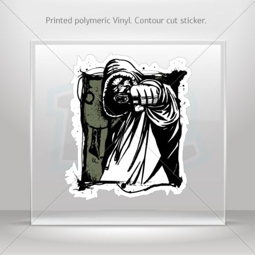 Decals Sticker Street Fighter Gang car helmet window bike Garage door 6 X 5.2 Inches Vinyl color print 0600 XZZW7