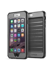 Wireless: iPhone 6 Plus Case, Anker Ultra Protective Case With Built-in Clear Screen Protector for iPhone 6 Plus (5.5 inch) Drop-Tested, Dust Proof Design (Black/Grey) - Anker