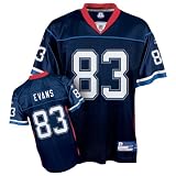 Lee Evans Jersey: Reebok Navy Replica #83 Buffalo Bills Jersey - Small
