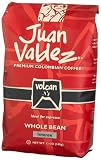 Juan Valdez Premium Colombian Coffee, Volcan, Whole Bean 12-Ounce Bags (Pack of 3)