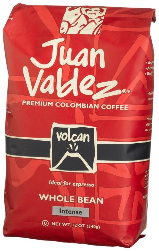 Juan Valdez Premium Colombian Coffee, Volcan, Whole Bean 12-Ounce Bags (Pack of 3) by Juan Valdez