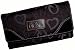 Xoxo Checkbook Wallet Flourish Black Signature Logo