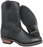 Men's Western Style Heavy Top Grain Leather Boots