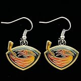 NHL Atlanta Thrashers Team Logo Dangle Earrings