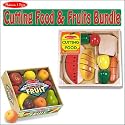 Melissa and Doug Play-Time Fruits and Cutting Food Box