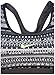 NIKE Womens Pro Classic Padded 8 Bit Sports Bra Cool Grey/Black/Volt 683628-065 Size Small