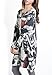 ellazhu Women Baggy Newspaper&Picture Knit Pullover Dress OneSize SZ54