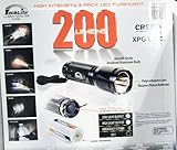 Techlite Lumen Master 200 Lumens High-Intensity CREE XPG L.E.D. Tactical Flashlight, 3 Pack