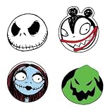 51kcK0EhUuL. SL160  Nightmare Before Christmas NBX Character Heads Coasters