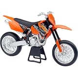 New Ray KTM 2006 450SMR Super Moto/Motard Replica Motorcycle Toy - Orange/Black / 1:12 Scale