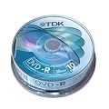 TDK 8cm DVD-R 1.4GB camcorder discs 10 disc spindle