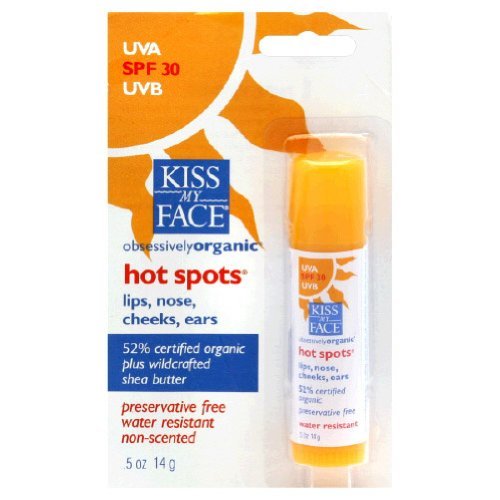 Kiss My Face SPF 30 Hot Spots Sunscreen: 0.5oz Stick