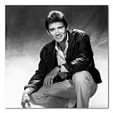 Anthony Andrews B&W Box Canvas Print Gallery Wrapped - 12x12 Inches (Kneeling)