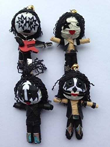 Classic KISS Live! Rock Star Band Mini String Dolls Set