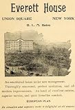 1895 Ad Everett House Hotel B. L. M. Bates Union Square - Original Print Ad