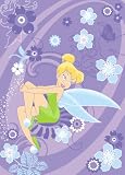 Associated Weavers - FA04 - Tapis Fée Clochette de Disney, décor paradis - 95 x 133 cm (Import Allemagne)