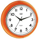 Trevi 3314 Original Sixty Retro Wall Clock Orange