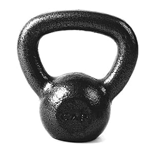 CAP Barbell Cast Iron Kettlebell, Black, 50 lb.