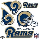 NFL St. Louis Rams Skinit Car Decals (Small, 25- x 25-Inch)