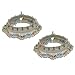 Indian Jewelry Ankle Bracelet Pairs in Silver 10 inches