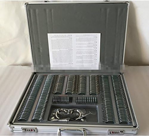 New 266 Pcs Optical Trial Lens Set Plastic Rim with 1 Pc Trial Frame, Aluminium Case