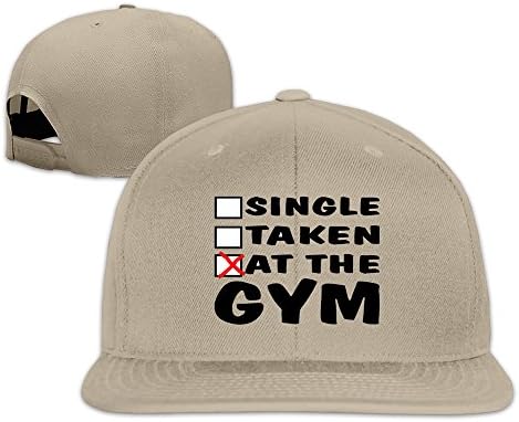 Single Taken At The Gym Snapback Hats Flat Brim Baseball Caps