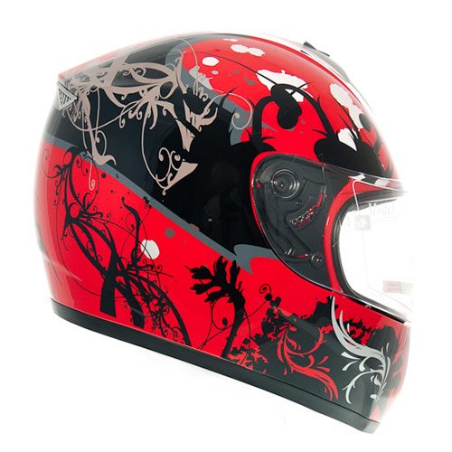Red Japanese Style Graphic Motorcycle Full Face Helmet DOT (Small ($39.95))