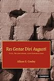 ISBN 9780521841528 product image for Res Gestae Divi Augusti: Text, Translation, and Commentary | upcitemdb.com