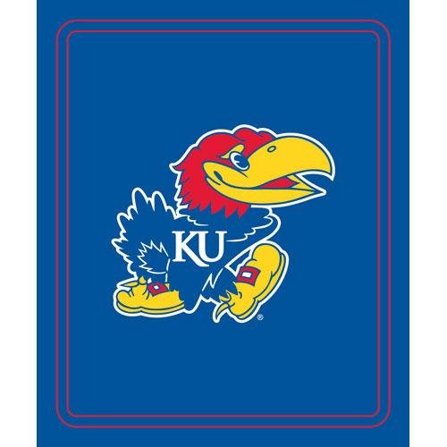 Kansas University Jayhawks KU Fleece Throw Blanket