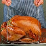 Nifty Home Products Gourmet Turkey Lifter, Chrome