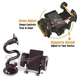 CostMad Universal 360 Rotatable Cradle Windscreen In Car Suction Mount Holder with Photo Slot Adjustable holder to fit for suit Apple i-Pod iPod Nano 1G 2G 3G 4G 5G 2GB 4GB 8GB 16GB, iPod Mini, iPod U2, iPod Click Wheel, iPod Video 30GB 60GB 80GB, iPod Classic 80GB 120GB 160GB, iPod Touch 1G 2G 3G 8GB 16GB 32GB 64GB and iPhone i-Phone 1G 3G 3Gs 4 4G 4GB 8GB 16GB 32GB etc