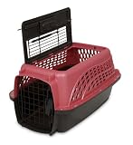 Petmate Two Door Top Load 19-Inch Pet Kennel - Pearl Honey Rose and Coffee Ground Bottom