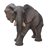 国華園 ポリ製オーナメント 知恵の象 1個 幅24.5×奥行44.5×高さ37cm ゾウ