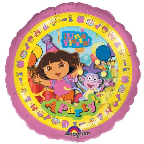 Dora The Explorer Foil Balloon, sold uninflated