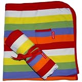 Toby Tiger Stripy Multi-Coloured Baby Blanket