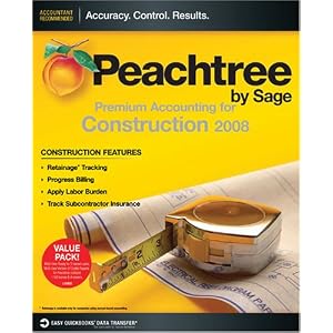 Peachtree Premium Accounting for Construction 2008 Multi-User Value Pack by Peachtree Software
