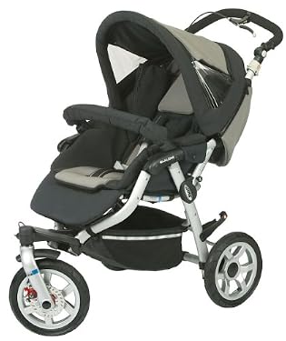 Jane Slalom Pro 3 Wheeler Pushchair - Meteorite